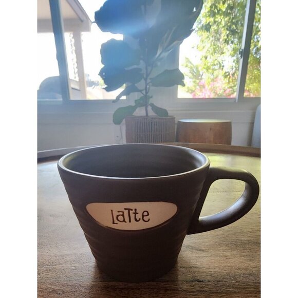 2007 Starbucks Latte Brown & Cream Ceramic Coffee Cup Tea Mug | 9oz - Picture 1 of 4